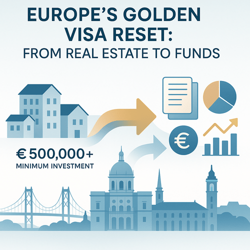 Europe’s Golden Visa Reset: Why Real Estate Is Out and Fund Investments Are the New Frontier for&nbsp;Investors
