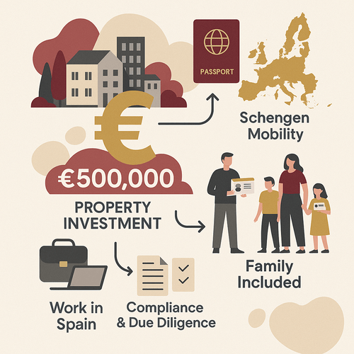 Spain Golden Visa: Property Investment for Schengen & Work&nbsp;Rights