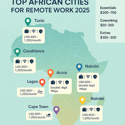 Top Cities for Remote Work and Digital Nomads in Africa: Your 2025&nbsp;Guide