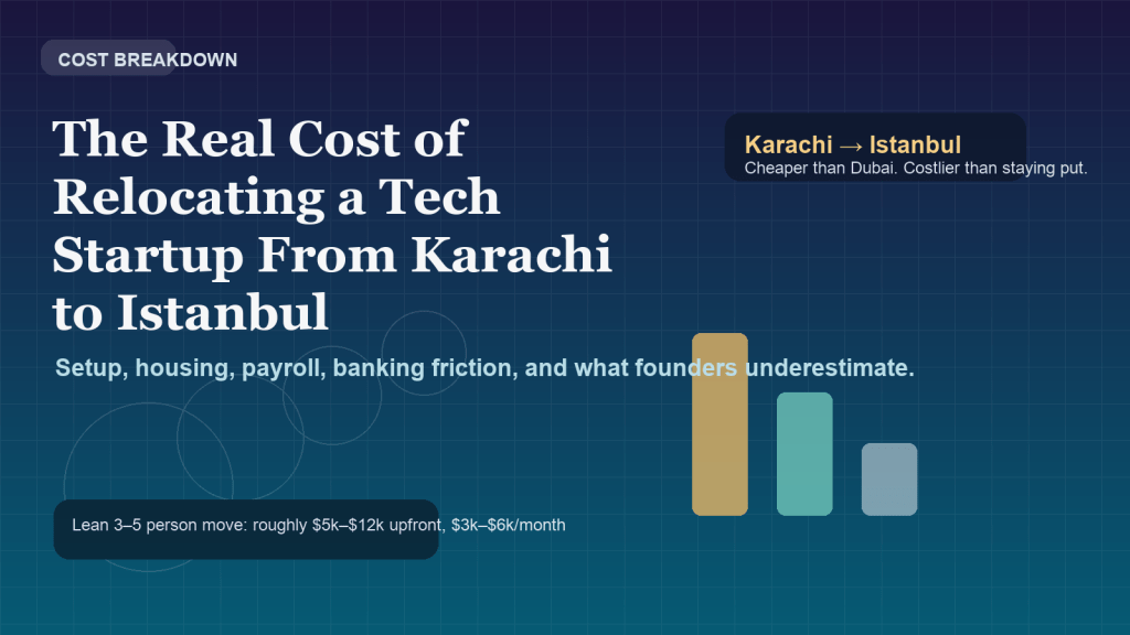 From Karachi to Istanbul: The Real Cost of Relocating a Tech Startup